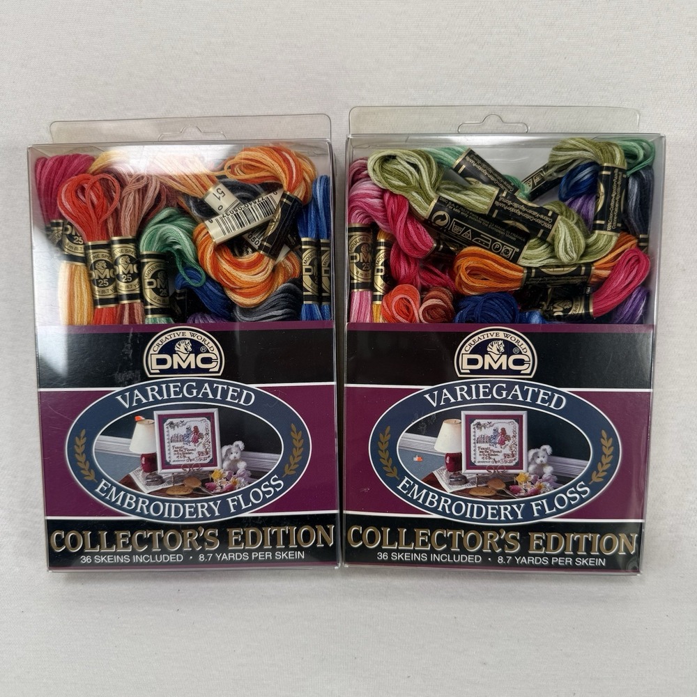 DMC Variegated Embroidery Floss Collector's Edition 36 Skeins 8.7 Yr/sk Lot 2